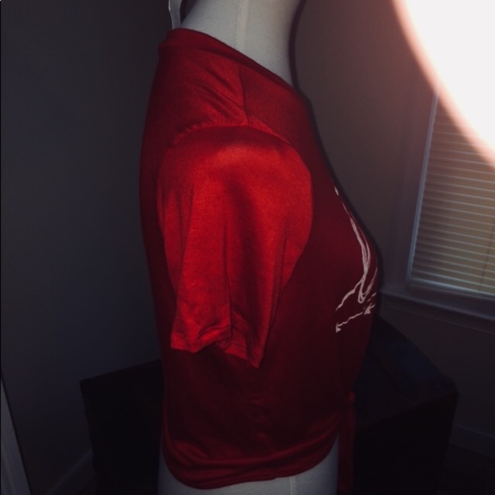 Love is in the air!!! 💕 Tie front T-shirt - Picture 3 of 6